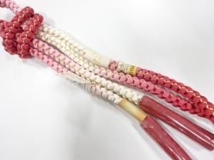 未使用品　正絹　手組帯締め
